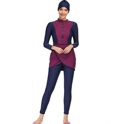 Burkini Badeanzug 3-teiliges Set Halal Bademode Damen