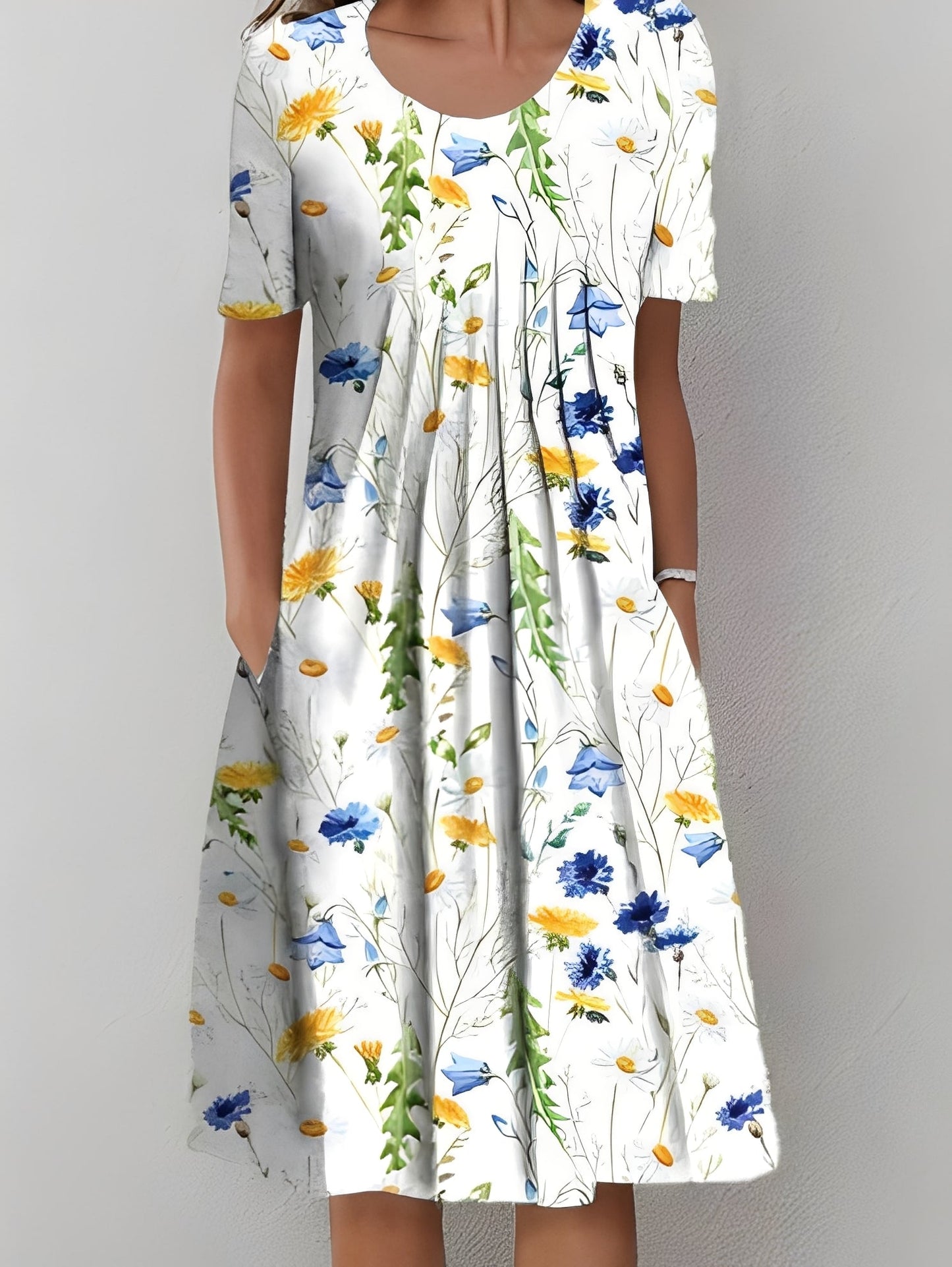 Damenkleid Bedruckt Stilvoll Jodie