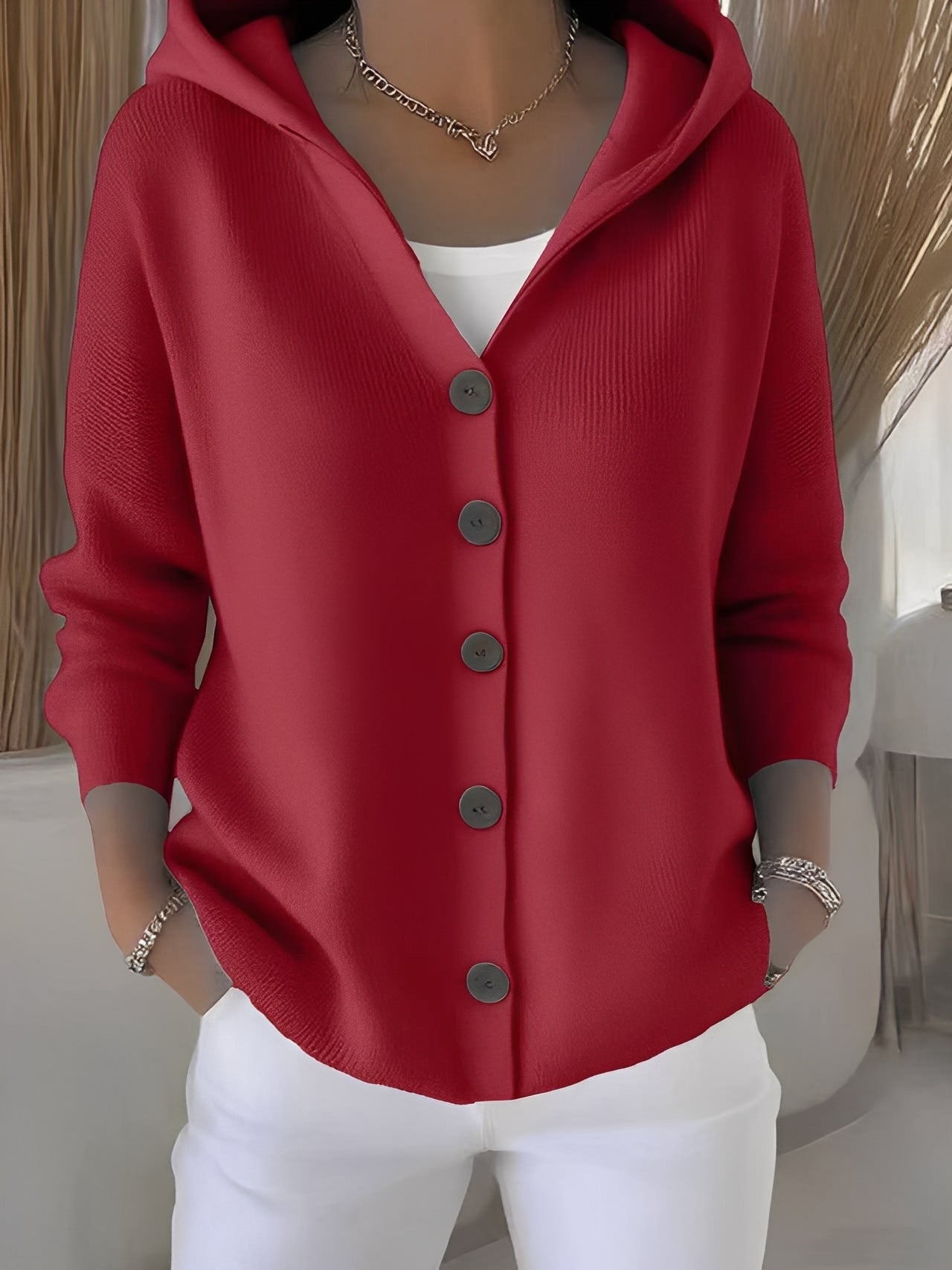 Norvielle Damen Hoodie Komfort Sweatshirt