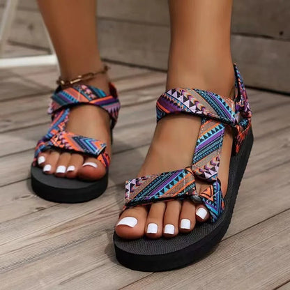 Norvielle Damen Boho Sandalen