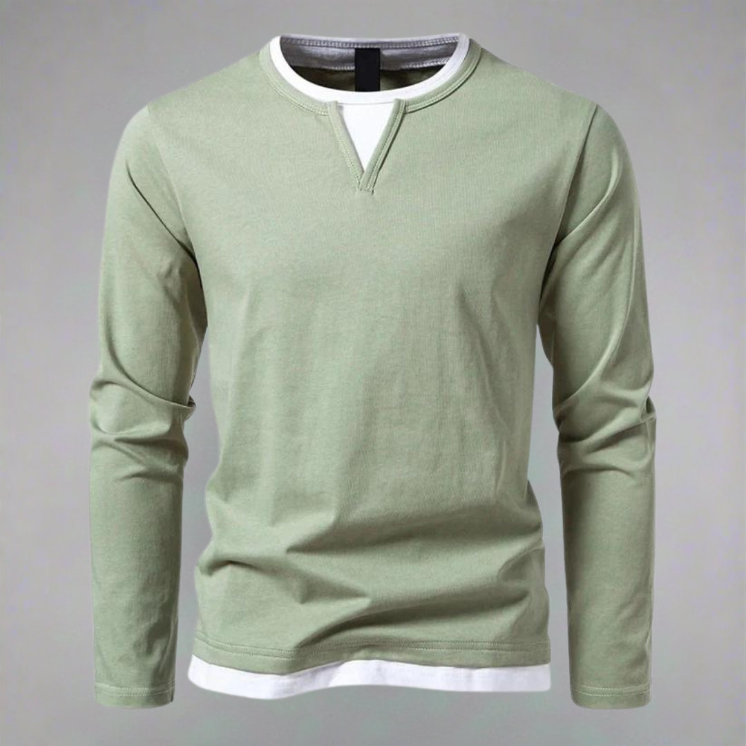 Norvielle Herren Langarm-Pullover Trendig