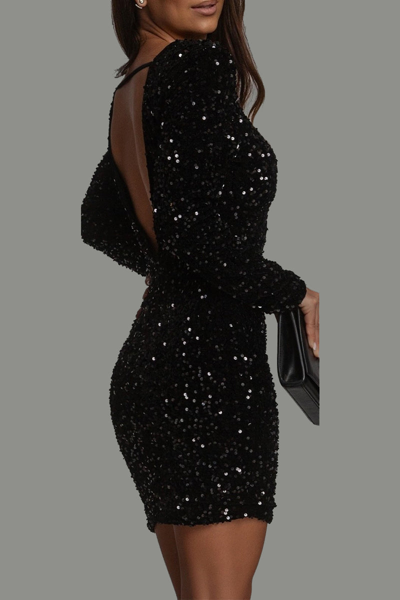 Elegantes Damen Mini-Kleid Stilvoll - Norvielle