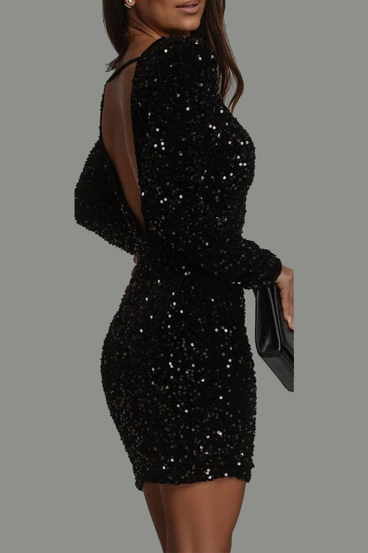 Elegantes Damen Mini-Kleid Stilvoll - Norvielle