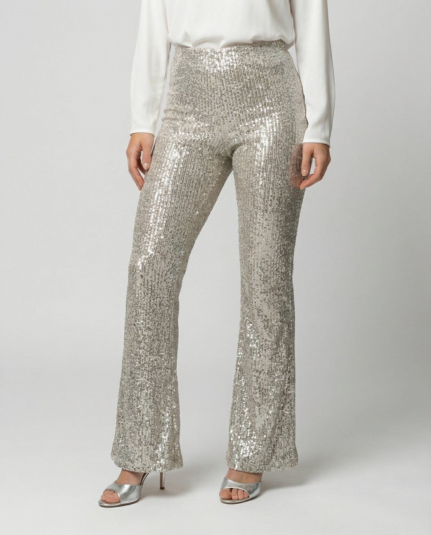 Norvielle Damen Paillettenhose Glitter