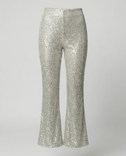 Norvielle Damen Paillettenhose Glitter