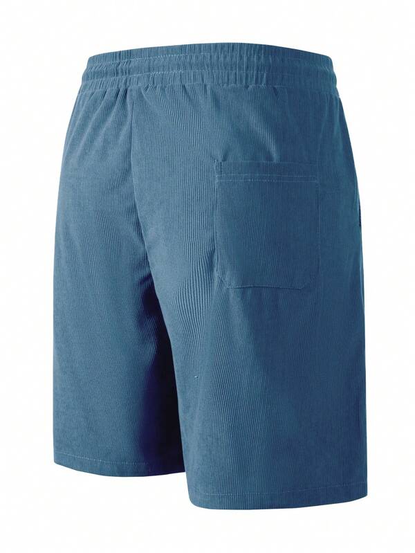 Herren Sommer Shorts Lässig Kordelzug Beige