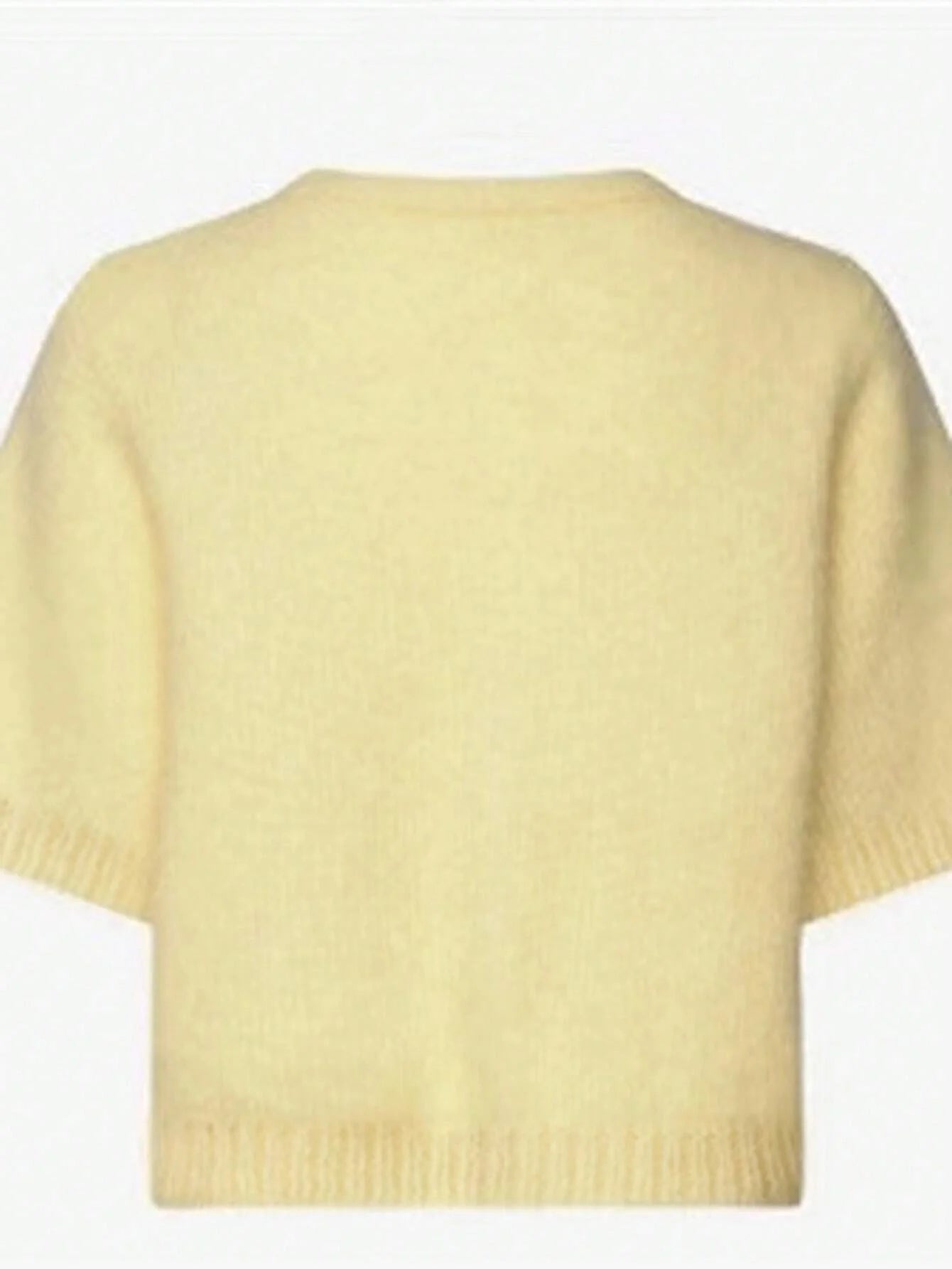 Damen Strick-Cardigan Kurzärmelig Leicht Beige