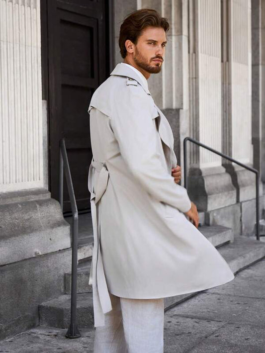 Norvielle Herren Trenchcoat Trendig - Norvielle