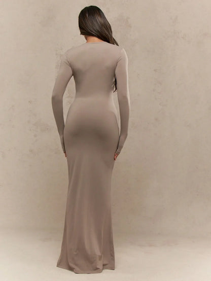 Norvielle Damen Maxikleid Stilvoll - Norvielle