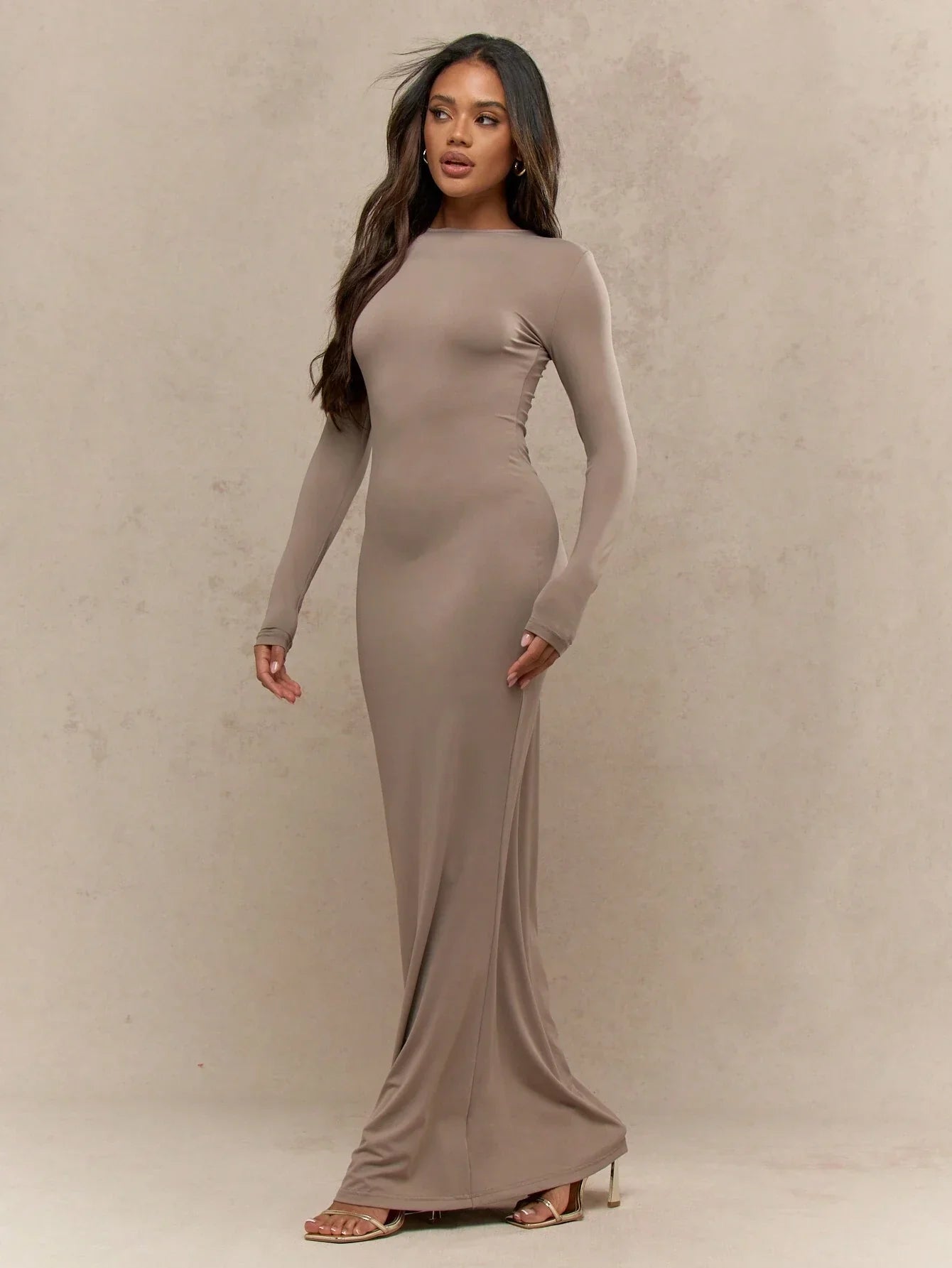 Norvielle Damen Maxikleid Stilvoll