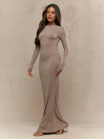 Norvielle Damen Maxikleid Stilvoll