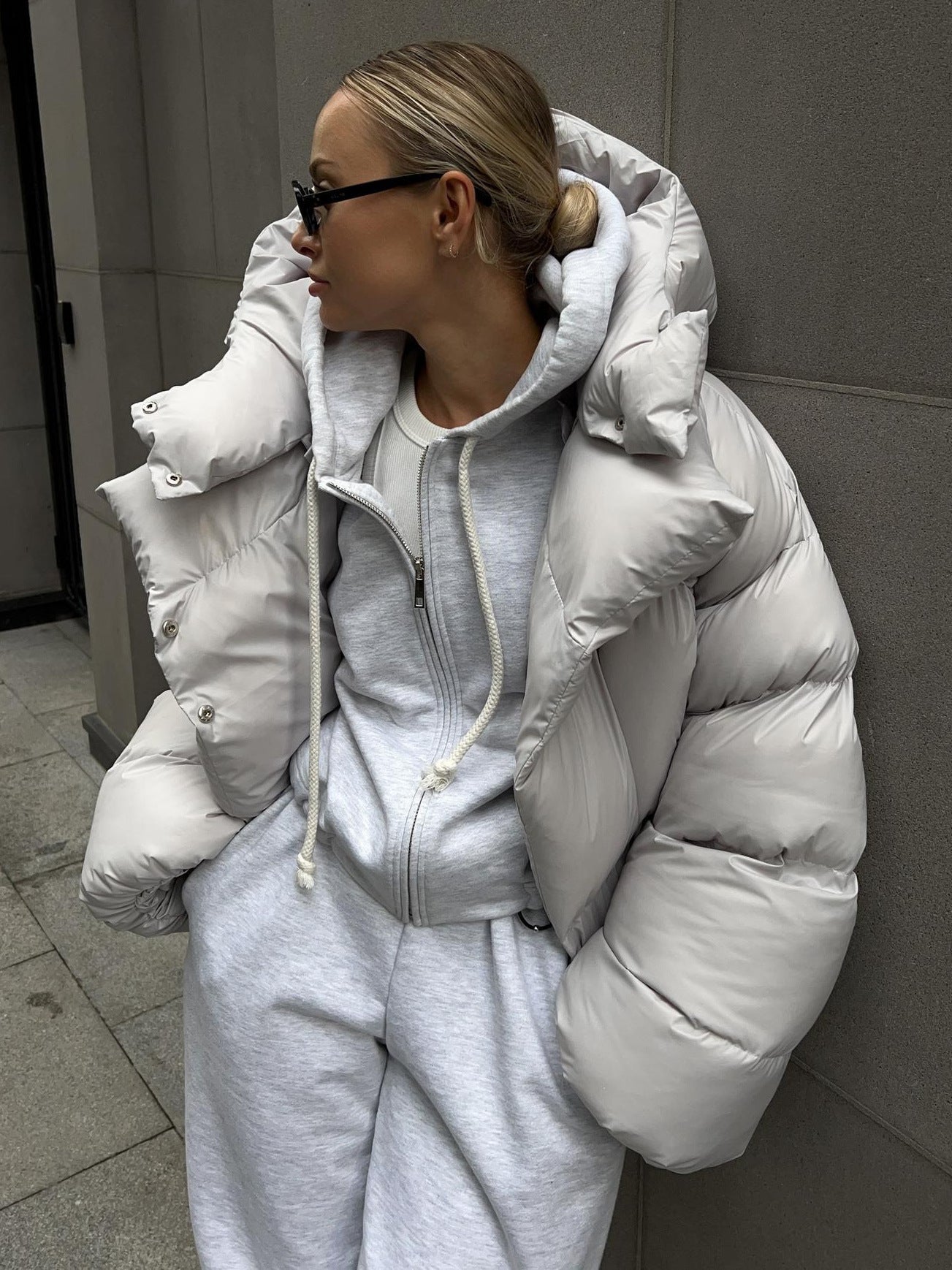 Damen Winterjacke Gepolstert Warm