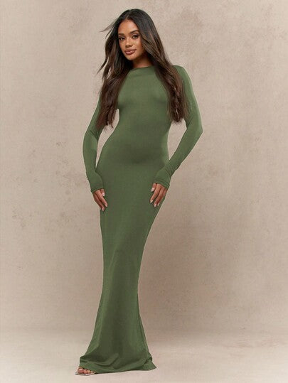 Norvielle Damen Maxikleid Stilvoll
