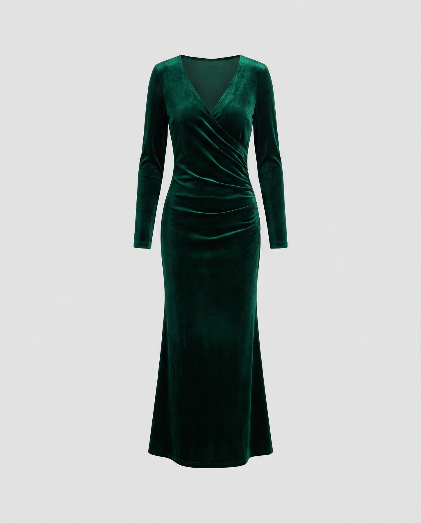 Elegantes Damen Bodycon Kleid Samt