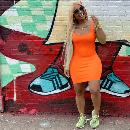 Damen Sommerkleid Figurbetont Norvielle