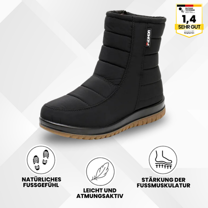 Herren Isolierte Winterstiefel Wasserdicht Schmerzstillend Schwarz - Norvielle