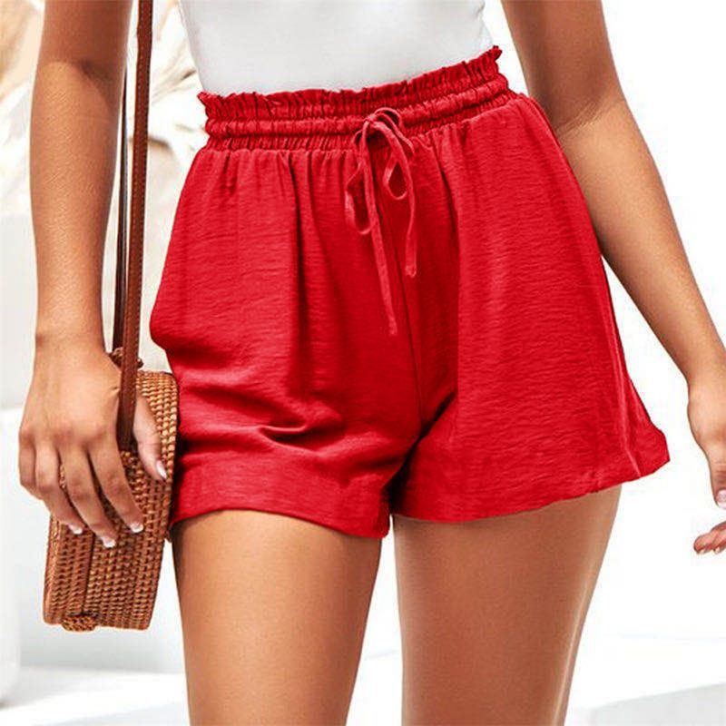 Damen Freizeithose Elastischer Bund Kordelzug