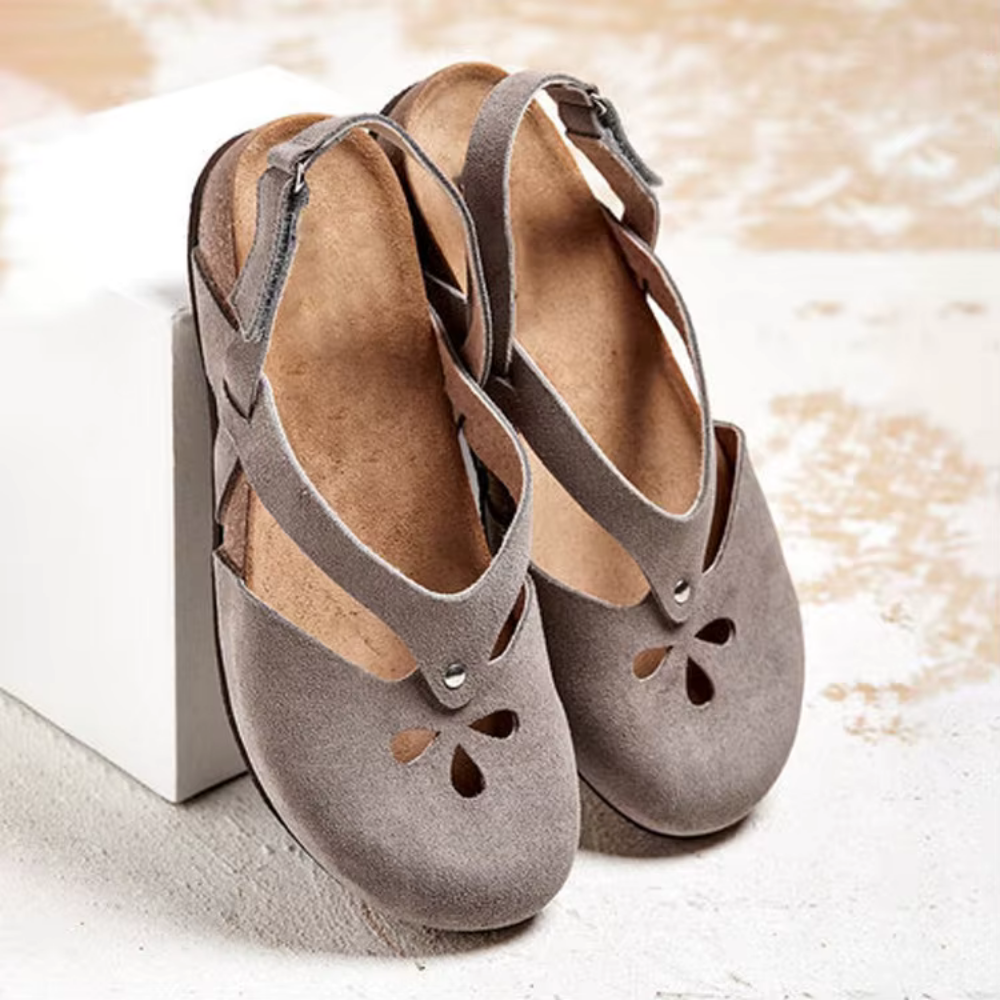 Damen Sandale Leder Sommer