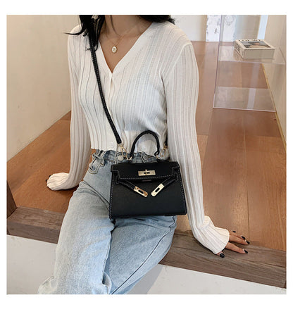 Western Schultertasche Leder