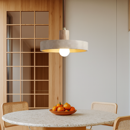 Bauhaus Pendelleuchte Travertin