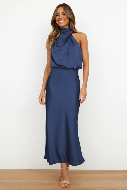 Damenkleid Neckholder A-Linie