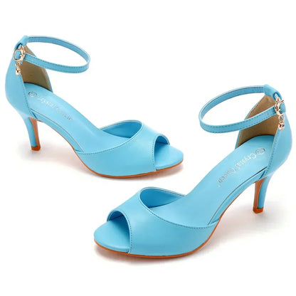 Norvielle Damen High Heels Glitzernd