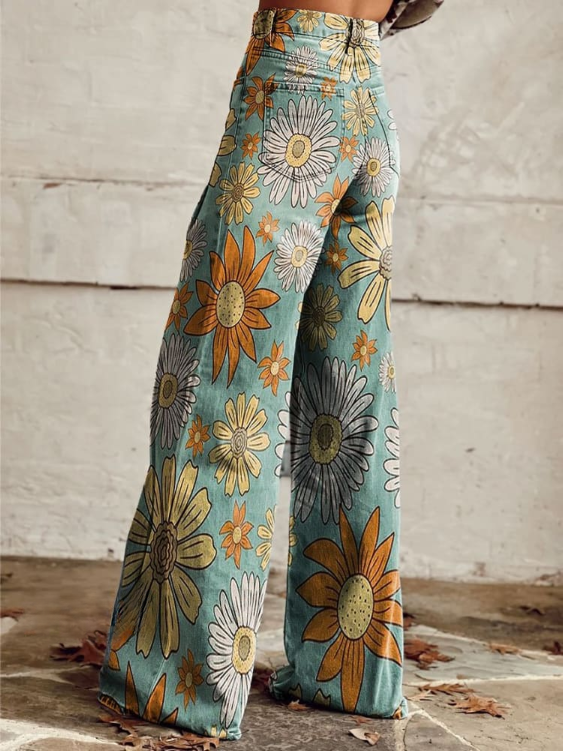 Damen Helle Jeanshose Daisy Style Ausgestellt - Norvielle