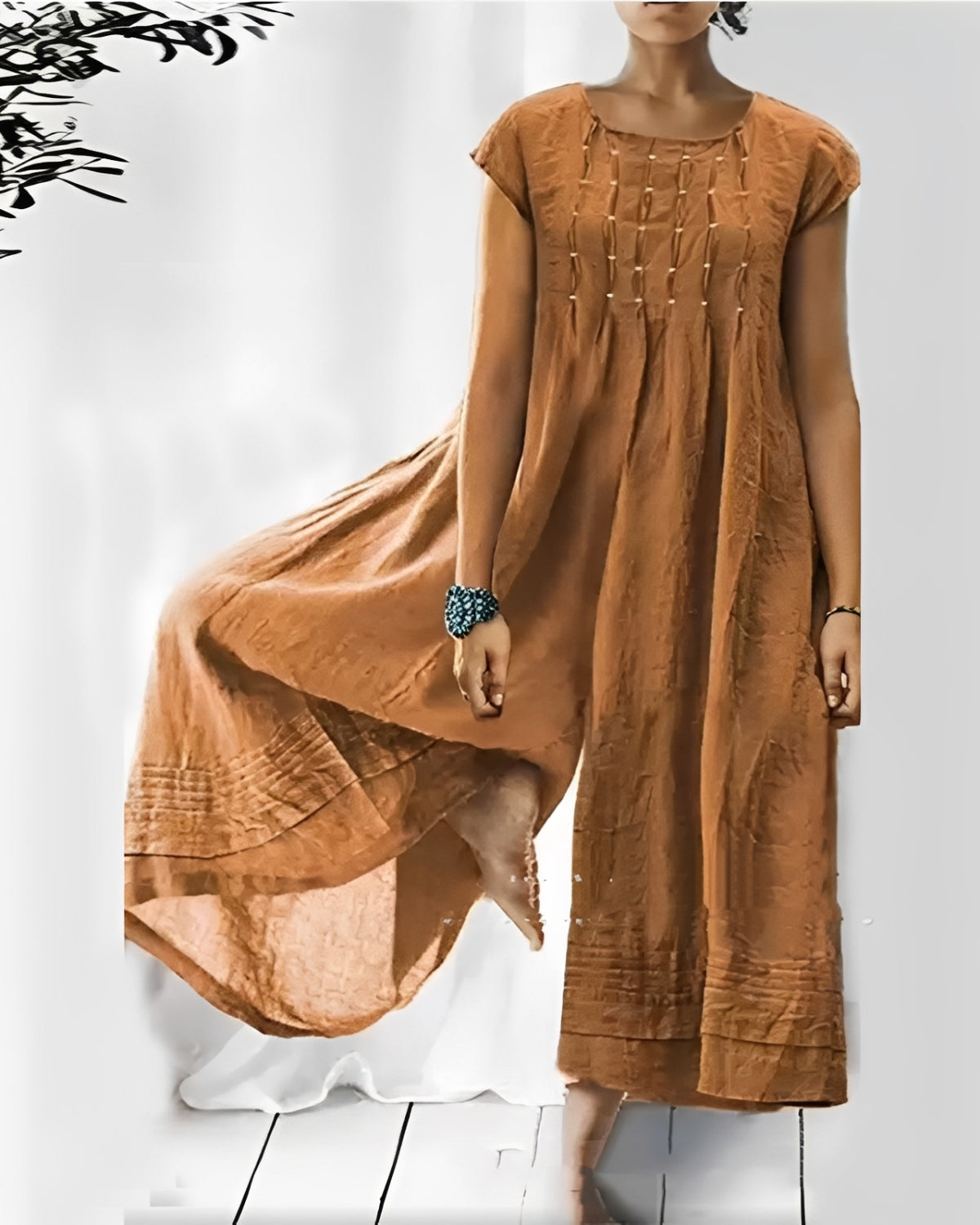 Damen Jumpsuit Kurzärmelig Stilvoll