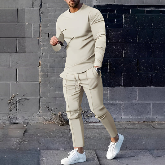 Herren Set Pullover und Hose Baumwolle Bequem - Norvielle