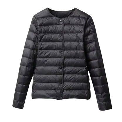 Damen Leichte Gesteppte Pufferjacke Frühling