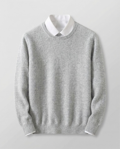 Damen Kaschmirpullover Elegantes Design Beige