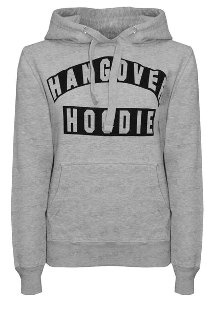 Damen Kapuzenpullover Lustiger Aufdruck Kängurutaschen Norvielle