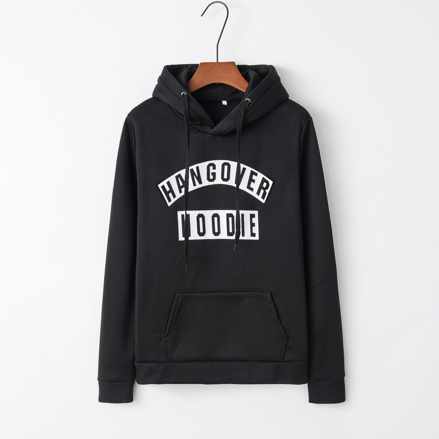 Damen Kapuzenpullover Lustiger Aufdruck Kängurutaschen Norvielle