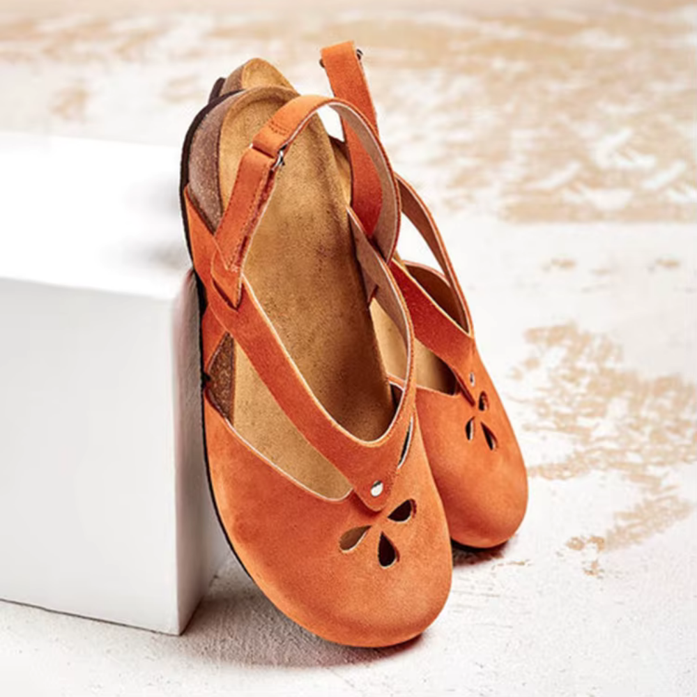 Damen Sandale Leder Sommer