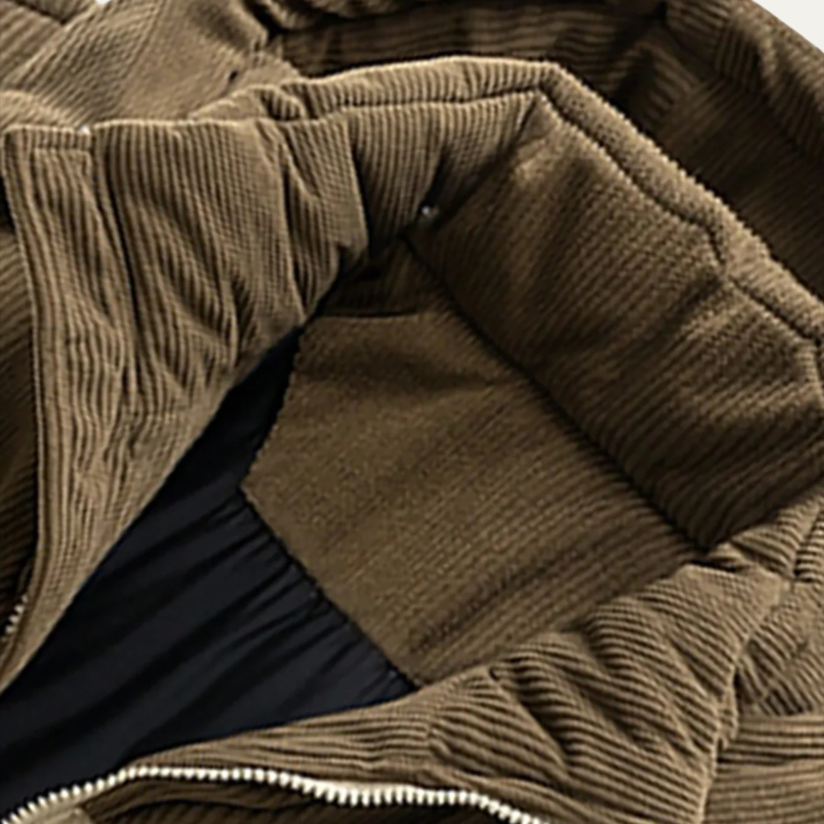 Herren Winterjacke Gepolstert Kapuze Warm
