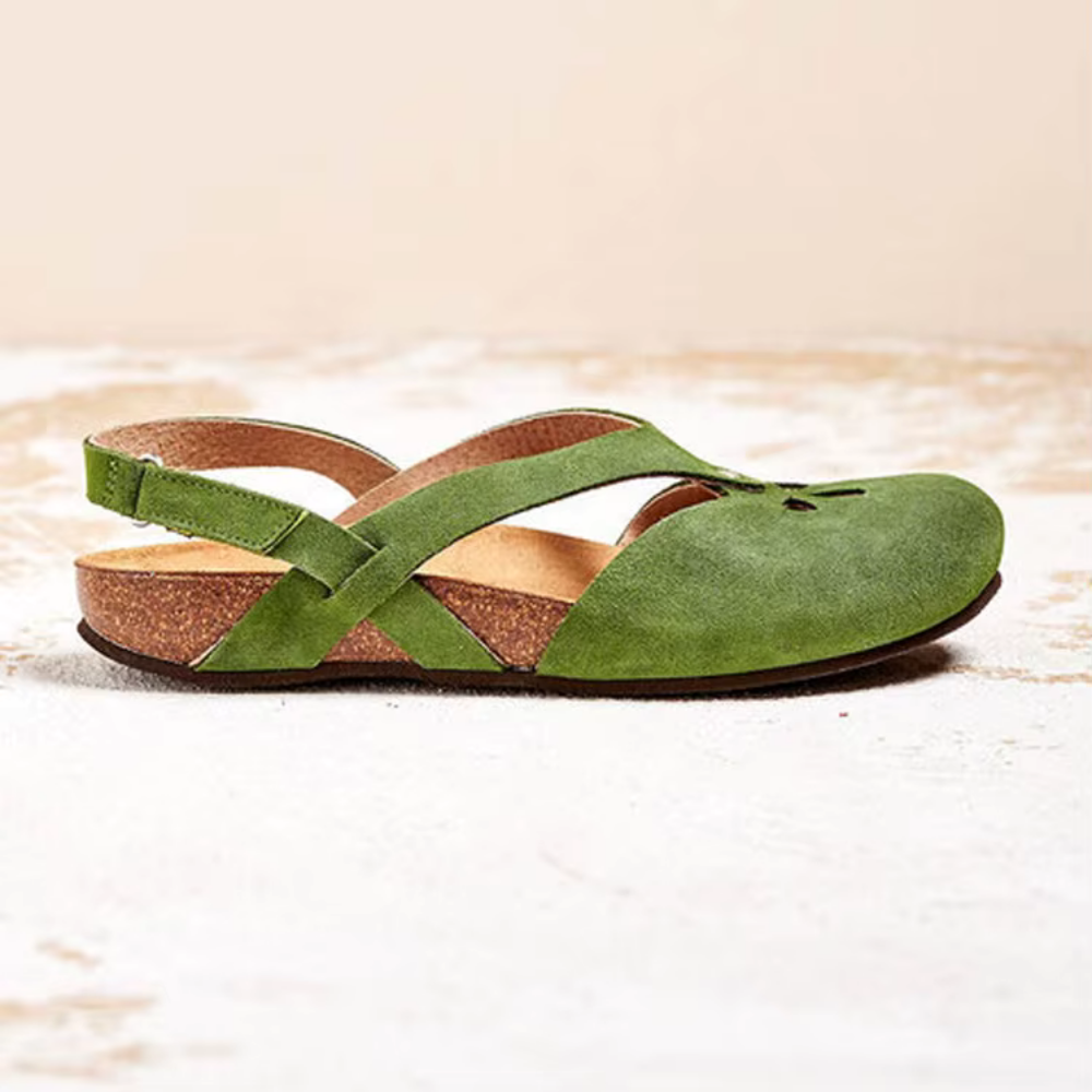 Damen Sandale Leder Sommer