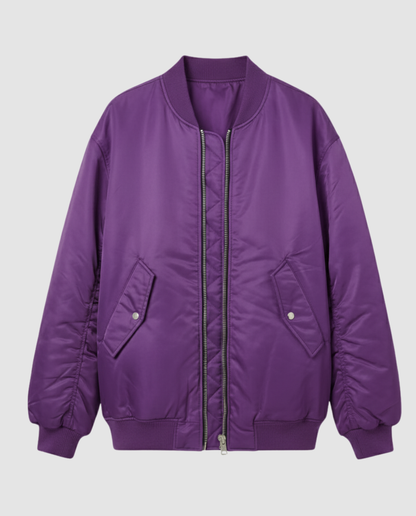 Oversize Herren Bomberjacke Lässig