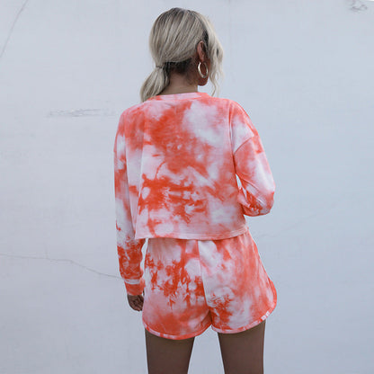 Damen Set Kurz Batikdesign Norvielle