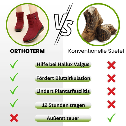 Herren Isolierte Winterstiefel Wasserdicht Schmerzstillend