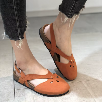 Damen Sandale Leder Sommer