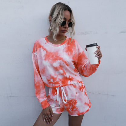 Damen Set Kurz Batikdesign Norvielle