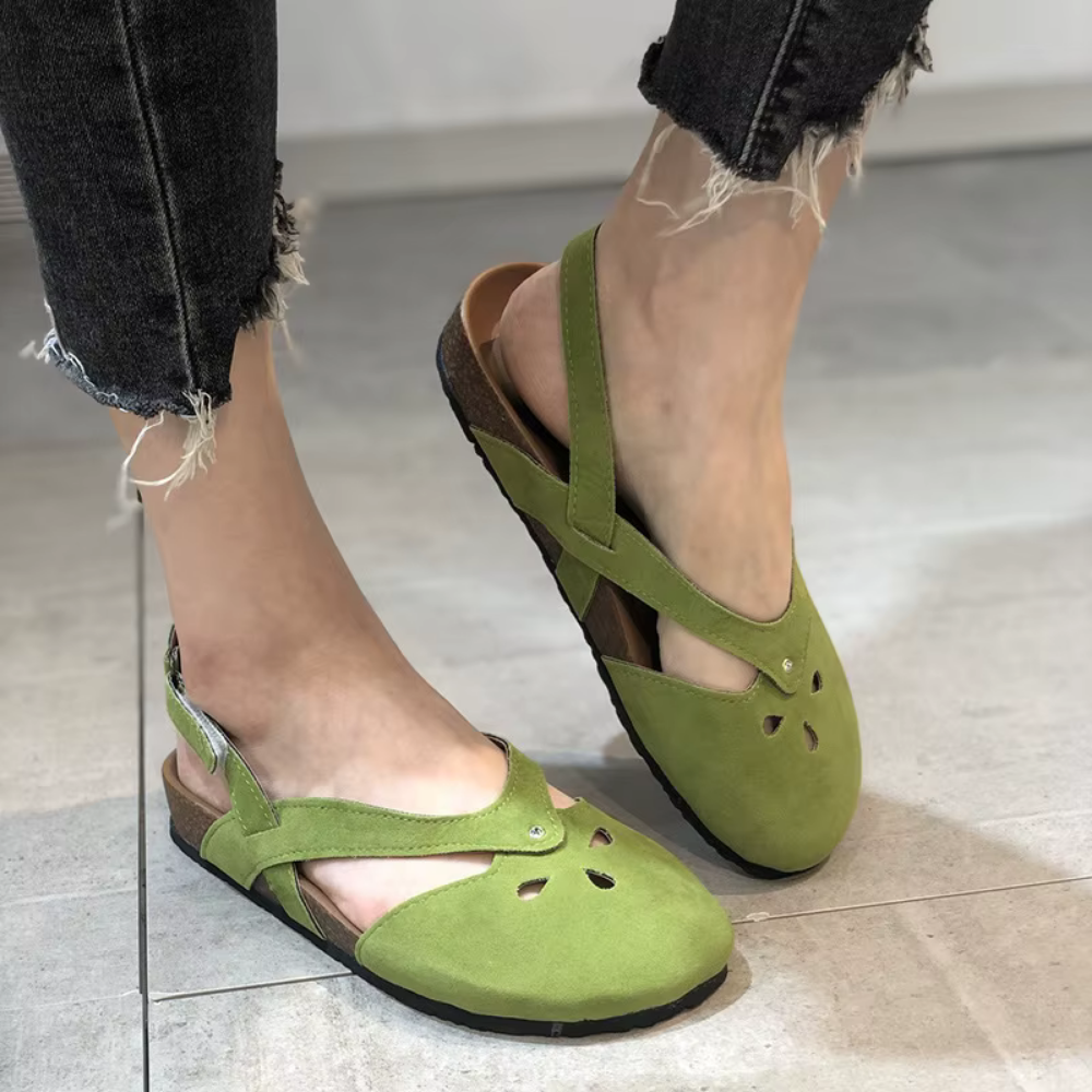 Damen Sandale Leder Sommer