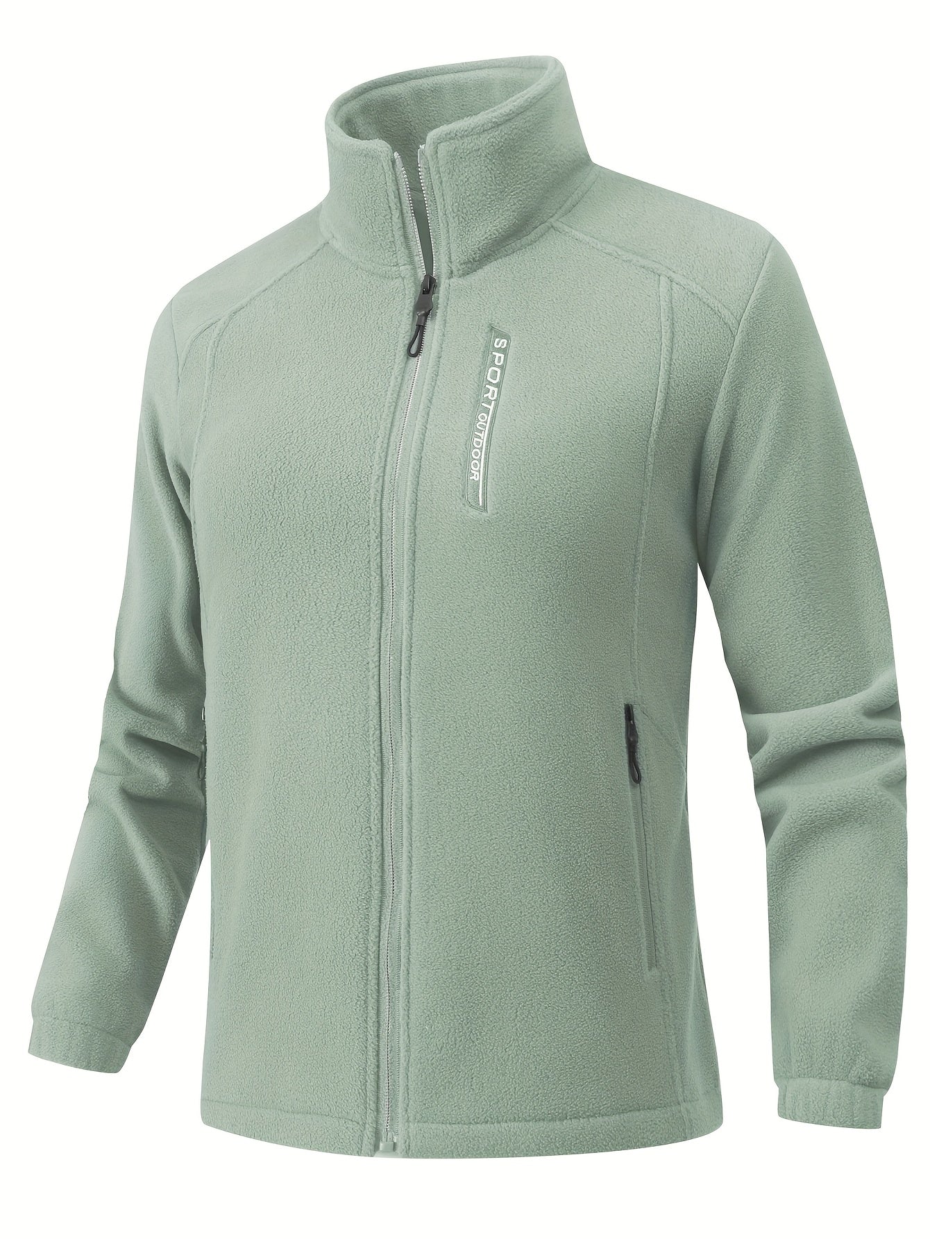 Damen Softjacke Stehkragen Zippbar Schwarz - Norvielle