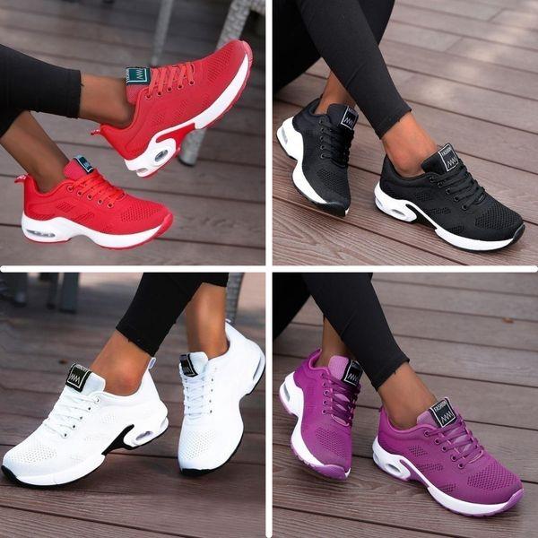 Liorana Damen Sneaker für ganztägigen Komfort