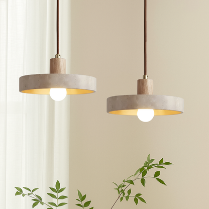 Bauhaus Pendelleuchte Travertin - Norvielle