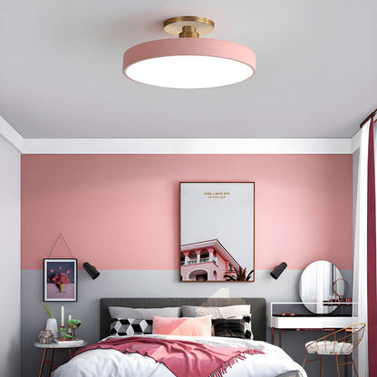 Moderne LED-Deckenleuchte Gold Finish