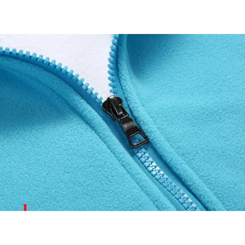 Damen Fleecejacke Reißverschluss Stehkragen