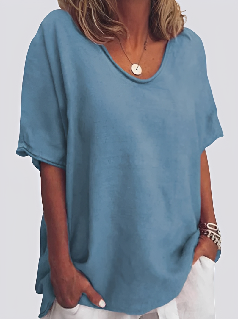 Damen Bluse Lässig Locker Sitzend