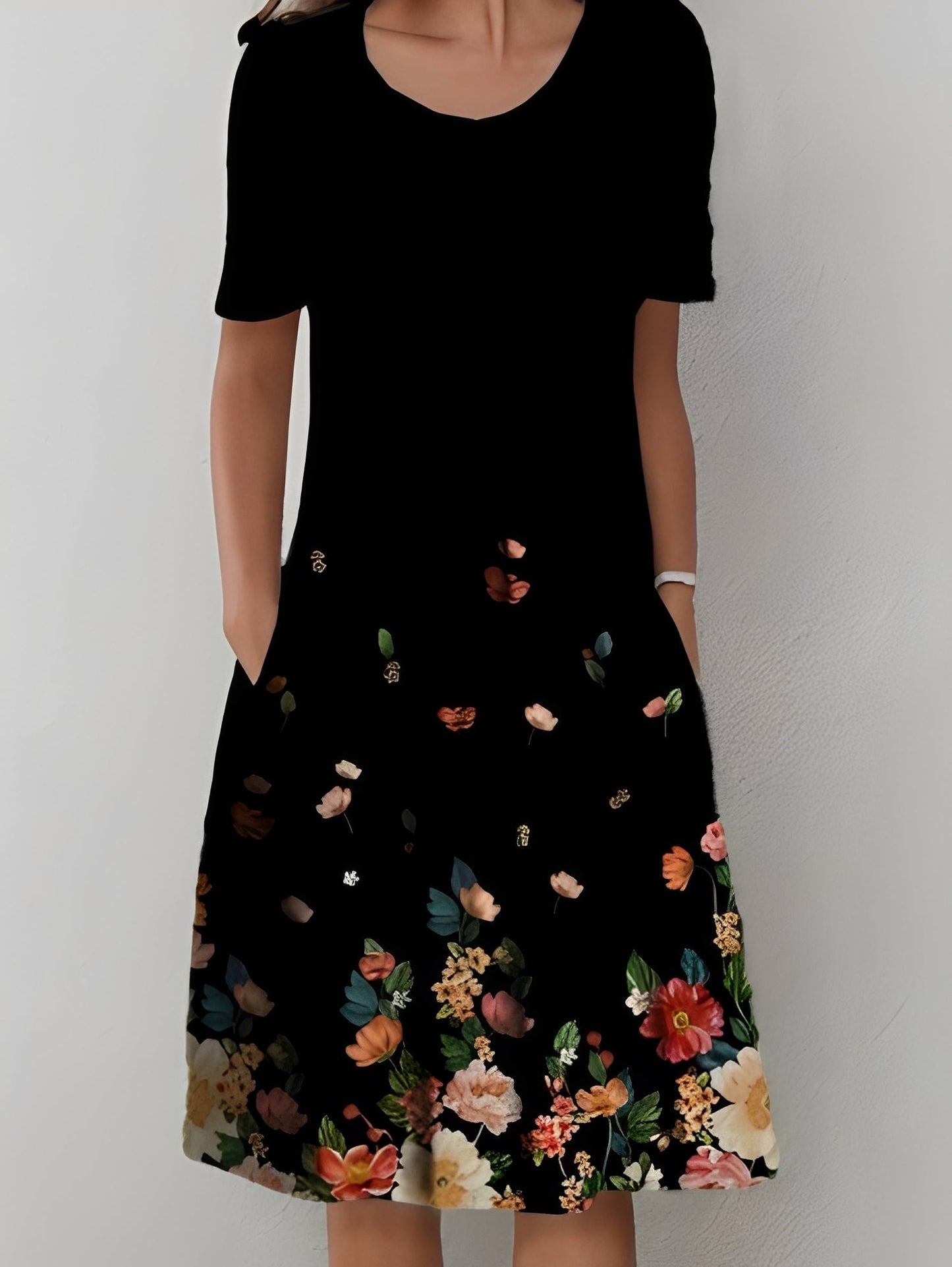Damenkleid Bedruckt Stilvoll Jodie