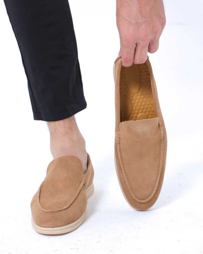 Herren Wildleder Loafer Old Money Style